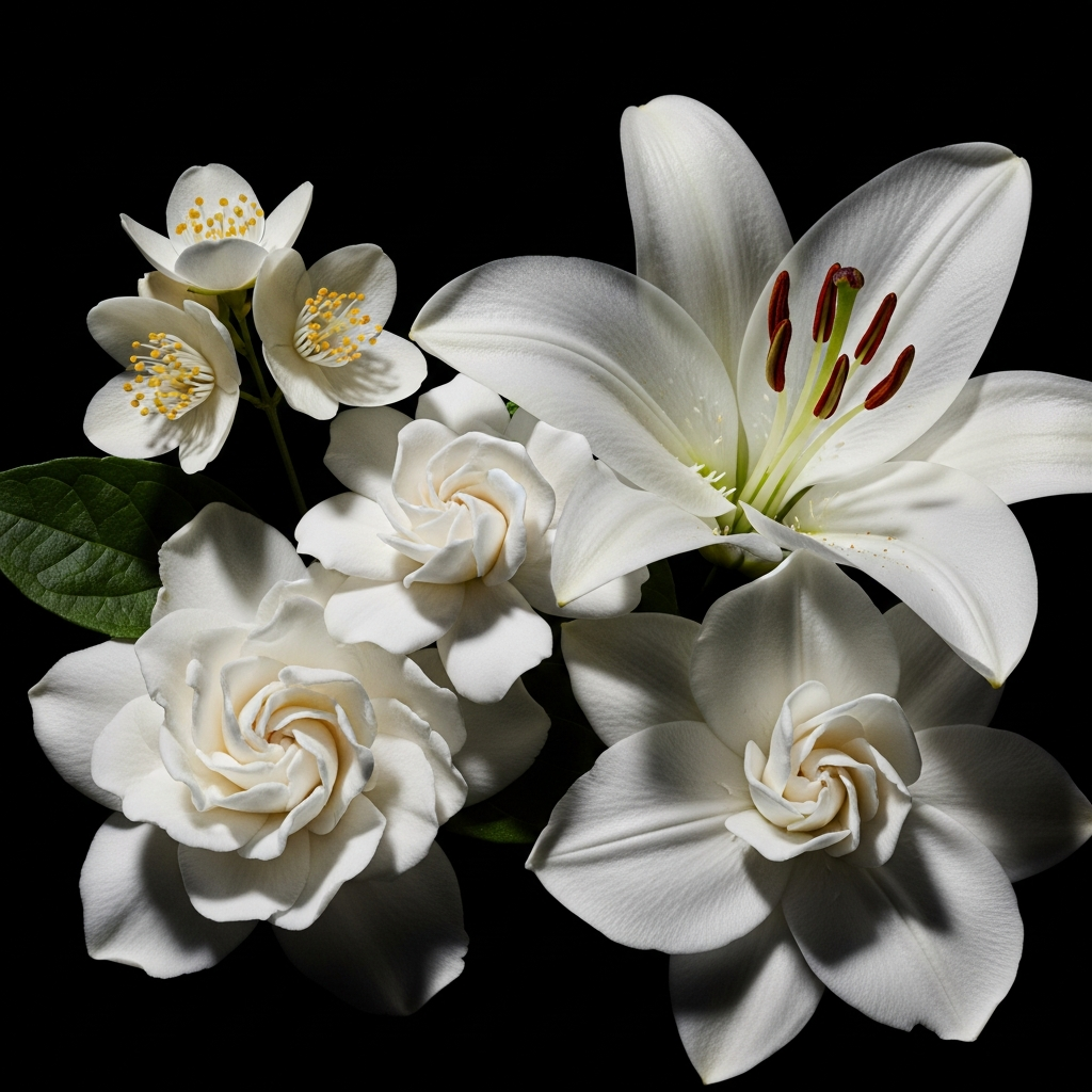 Witte bloemen